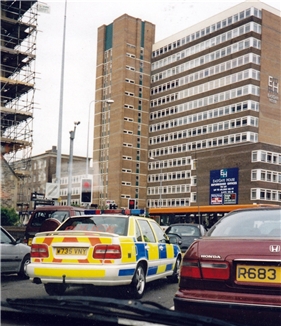  High Speed Car Chase through Cardiff