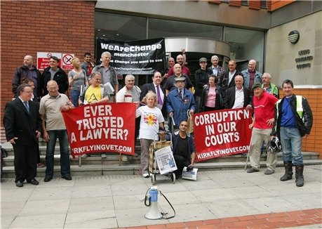 Leeds High Court Protest